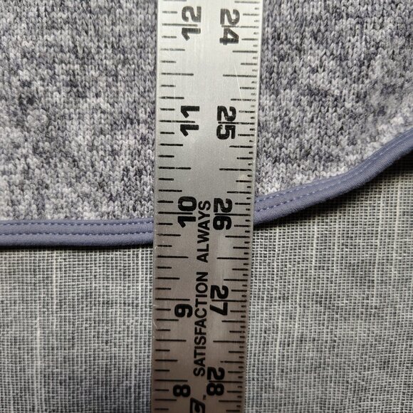 Lululemon Athletica Fleece & Thank You Hoodie Womens 10 Gray Purple Heathered - Picture 6 of 8